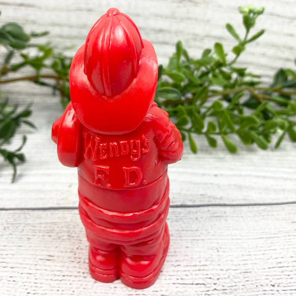Vintage 1994 Wendy's Kids Meal Fireman Figure - Picture 5 of 5